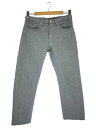 【中古】WAREHOUSE◆ボトム/31/コットン/GRY/