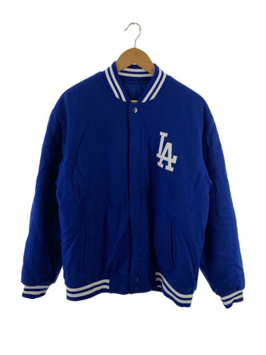 【中古】JH Design Group◆スタジャン/L/ポリエステル/BLU【メンズウェア】 【中古】JH Design Group◆スタジャン/L/ポリエステル/BLU【メンズウェア】
