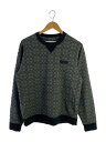 【中古】COACH◆スウェット/S/コットン/GRY/総柄/233092【メンズウェア】