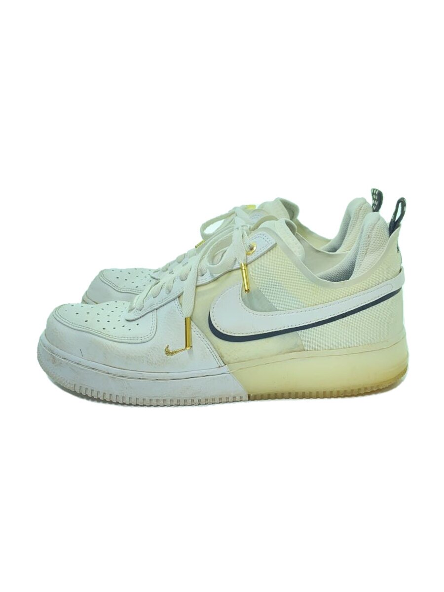 【中古】NIKE◆AIR FORCE 1 REACT_エア フォース 1 リアクト/26.5cm/WHT【シューズ】