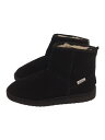 【中古】suicoke◆ムートンブーツ/US8/BLK/スウェード/OG-080M-MID/スイコック【シューズ】