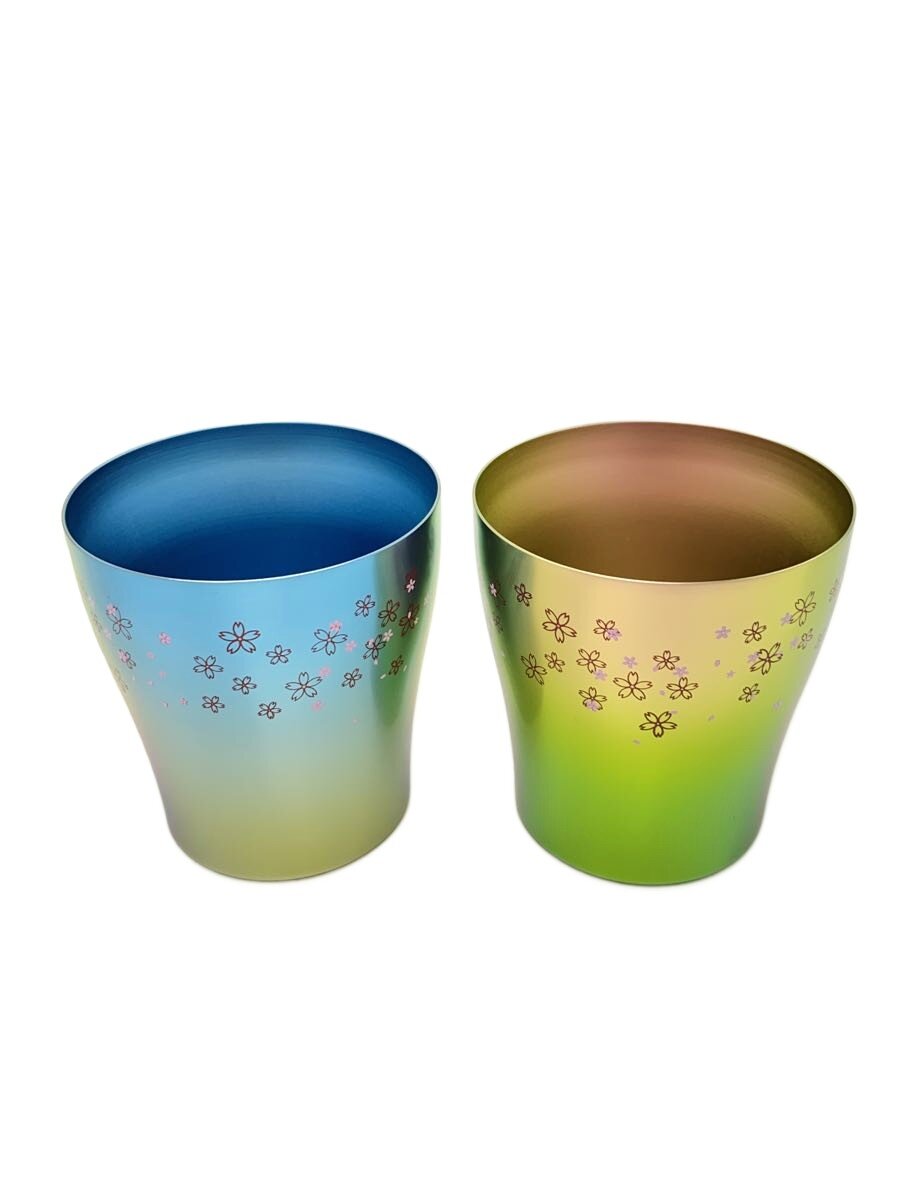 【中古】HORIE◆華チタン/ 純チタン二重タンブラー/グラス/2点セット//【キッチン用品】