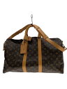 【中古】LOUIS VUITTON◆キーポル・バンドリエール45_モノグラム・キャンバス_BRW/PVC/BRW【バッグ】