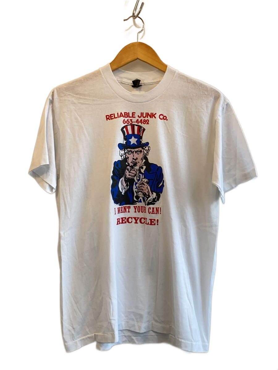 【中古】80s/RELIABLE JUNK Co/XL/コットン/WHT【メンズウェア】