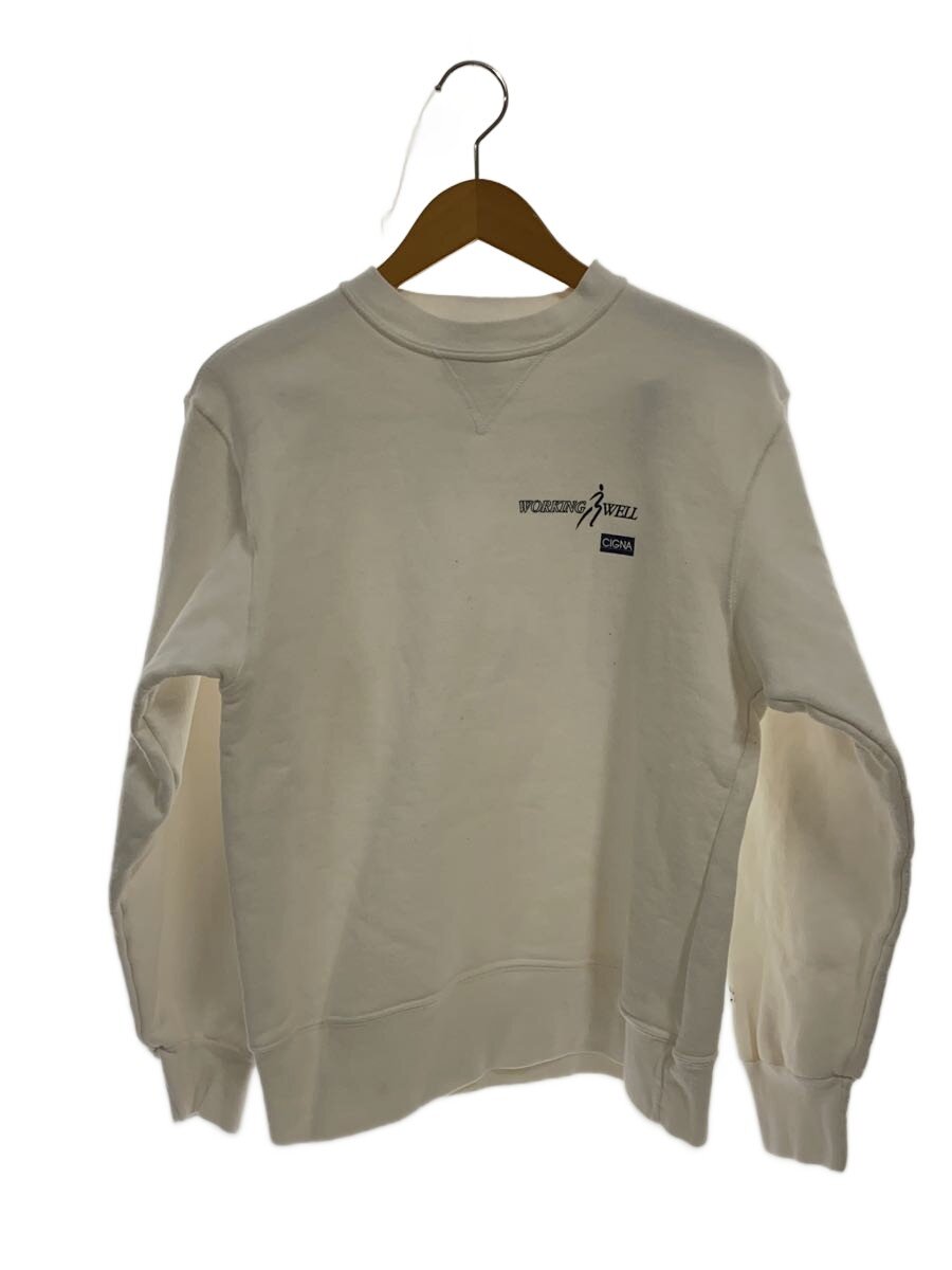 Champion◆スウェット/M/コットン/WHT
