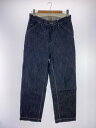 【中古】UNIVERSAL OVERALL◆ボトム/L/デニム/IDG/U465-B/100周年記念限定モデル【メンズウェア】