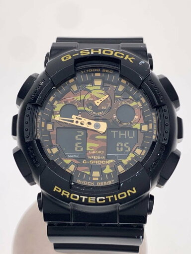 【中古】CASIO◆クォーツ腕時計・G-SHOCK/デジアナ/ラバー/BLK/BLK【服飾雑貨他】 【中古】CASIO◆クォーツ腕時計・G-SHOCK/デジアナ/ラバー/BLK/BLK【服飾雑貨他】