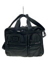 【中古】TUMI◆2way/金具剥げ・色あせ・ブリーフケース/ナイロン/BLK【バッグ】