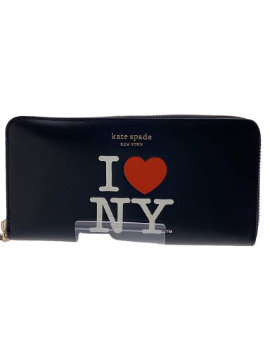 【中古】kate spade new york◆長財布/レザー/BLK/レディース【服飾雑貨他】 【中古】kate spade new york◆長財布/レザー/BLK/レディース【服飾雑貨他】
