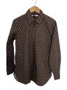 【中古】R&D.M.Co-(OLDMAN’S TAILOR)◆長袖シャツ/OMT-AW677/半柄/ブラウン/38【メンズウェア】(4)