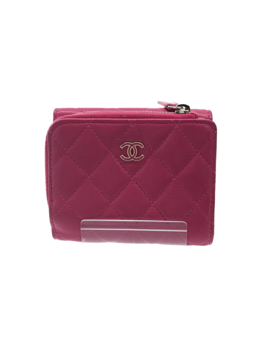 【中古】CHANEL◆コンパクト・ウォレット【服飾雑貨他】