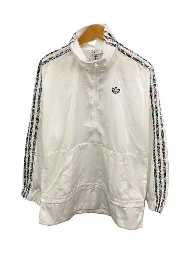 【中古】adidas◆ジャケット/--/ポリエステル/WHT/無地/GN3106【レディースウェア】 【中古】adidas◆ジャケット/--/ポリエステル/WHT/無地/GN3106【レディースウェア】