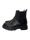 【中古】ENESS◆サイドゴアブーツ/39/BLK【シューズ】(4)