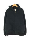 【中古】Carhartt◆ジャケット/2XL/BLK/無地【メンズウェア】