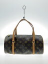 【中古】LOUIS VUITTON◆パピヨン26_モノグラム・キャンバス_BRW/PVC/ブラウン【バッグ】