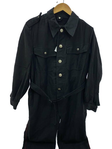 【中古】MILITARY◆50s/オランダ軍/ブラックモールスキン/オールインワン/コットン/BLK【メンズウェア】 【中古】MILITARY◆50s/オランダ軍/ブラックモールスキン/オールインワン/コットン/BLK【メンズウェア】