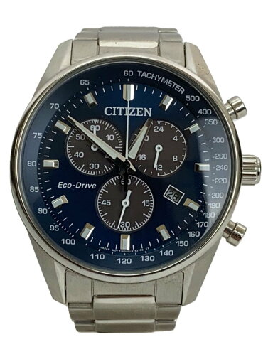 【中古】CITIZEN◆クォーツ腕時計/アナログ/--/ブルー/シルバー/H500-S111064【服飾雑貨他】 【中古】CITIZEN◆クォーツ腕時計/アナログ/--/ブルー/シルバー/H500-S111064【服飾雑貨他】