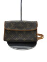 【中古】LOUIS VUITTON◆ポシェット・フロランティーヌ_モノグラム_BRW/PVC/ブラウン/角擦れ、キズ有【バッグ】