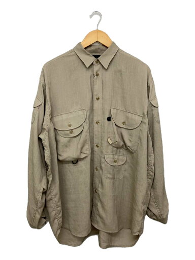 【中古】DAIWA◆Tech Bombay Safari Shirts/長袖シャツ/M/ポリエステル/BEG/BE-80022//【メンズウェア】 【中古】DAIWA◆Tech Bombay Safari Shirts/長袖シャツ/M/ポリエステル/BEG/BE-80022//【メンズウェア】