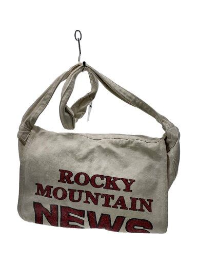 【中古】rocky moutain news/newspaper bag/バッグ/IVO/無地//【バッグ】 【中古】rocky moutain news/newspaper bag/バッグ/IVO/無地//【バッグ】