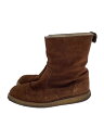 【中古】GUCCI◆ペコスブーツ/UK7/ブラウン/スウェード/295299【シューズ】