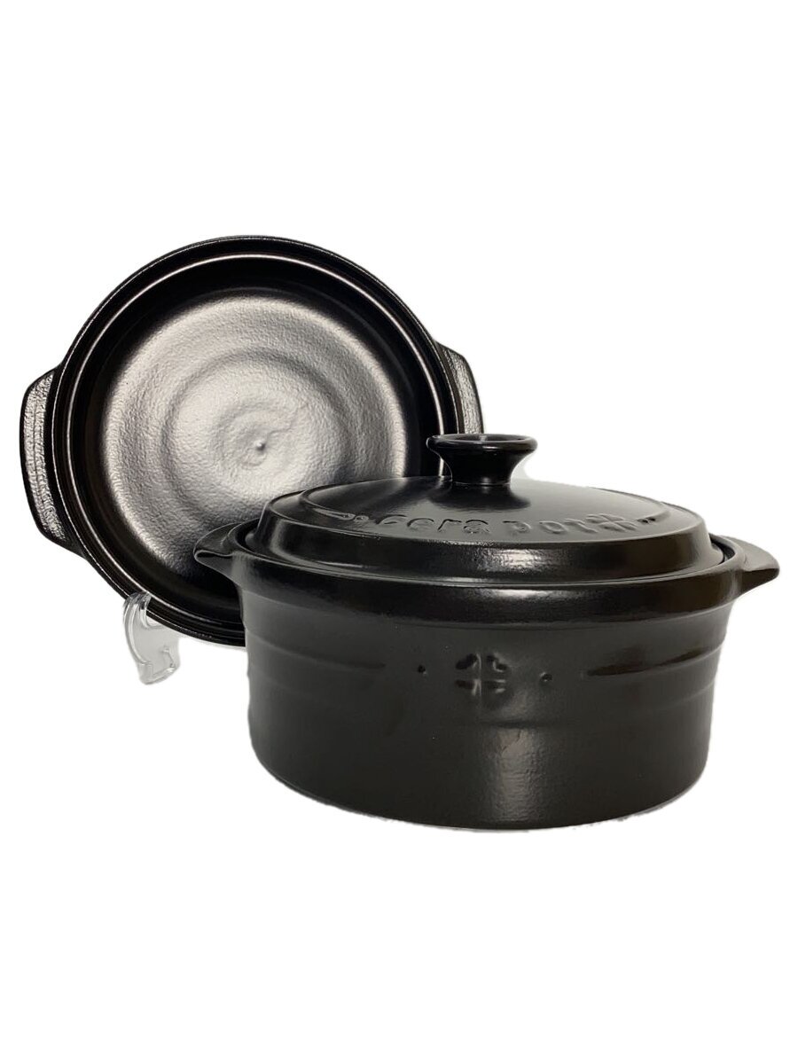 【中古】cera pot/鍋/BLK【キッチン用品】