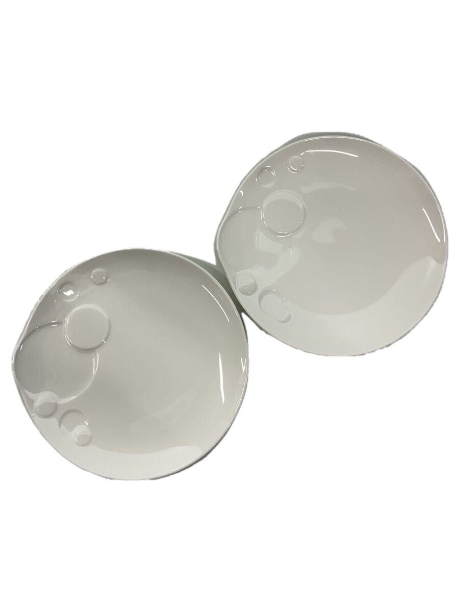 【中古】TIFFANY&Co.◆プレート/2点セット/WHT【キッチン用品】