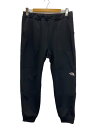 【中古】THE NORTH FACE◆JERSEY PANT_ジャージパンツ/XL/ポリエステル/BLK【メンズウェア】