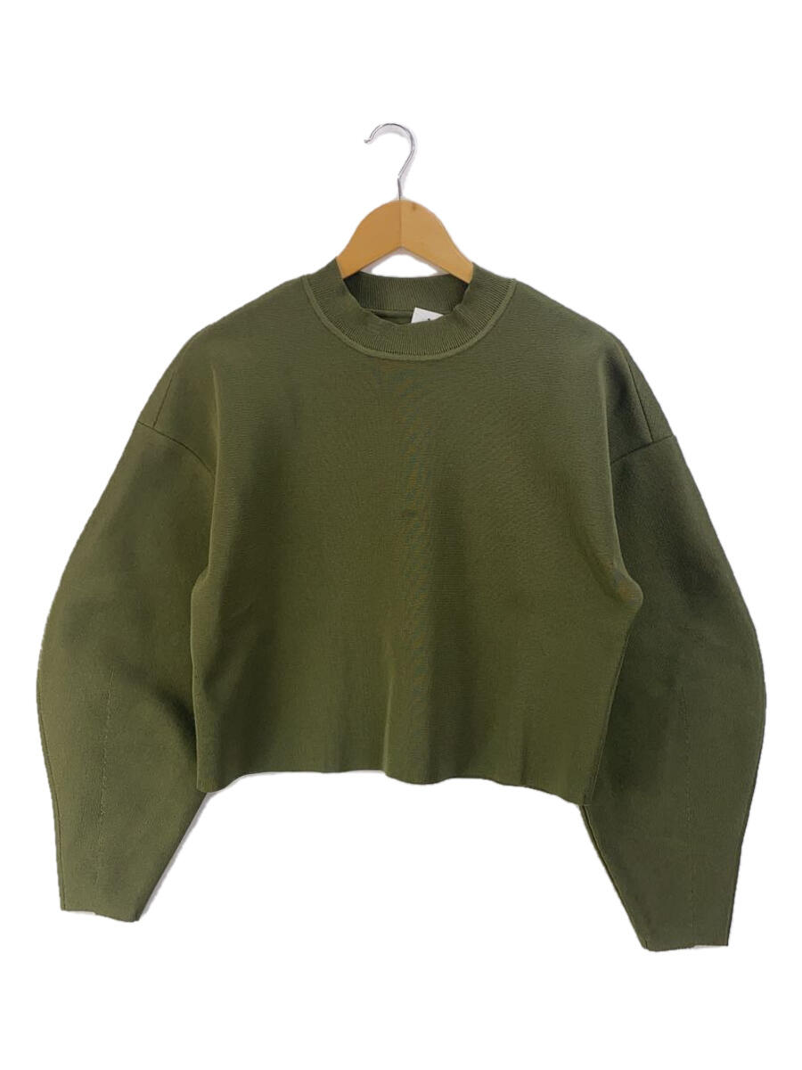 【中古】mame kurogouchi◆セーター(厚手)/2/ポリエステル/KHK/無地/MM22PS-KN735【レディースウェア】