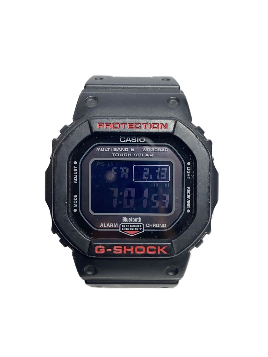 【中古】CASIO◆ソーラー腕時計・G-SHOCK/デジタル/BLK【服飾雑貨他】