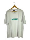 【中古】STUSSY◆Tシャツ/XXL/コットン/WHT//【メンズウェア】