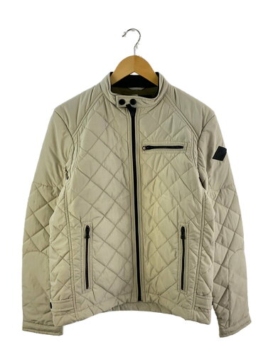 【中古】REPLAY◆/23AW/ショートキルティングライダースジャケット/M/ポリエステル/BEG/M8000.000.84442【メンズウェア】 【中古】REPLAY◆/23AW/ショートキルティングライダースジャケット/M/ポリエステル/BEG/M8000.000.84442【メンズウェア】