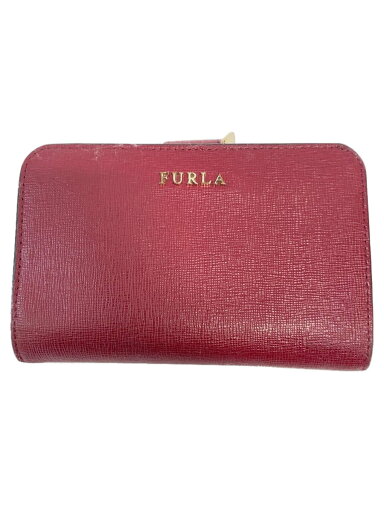 【中古】FURLA◆2つ折り財布/レザー/RED/無地/レディース【服飾雑貨他】 【中古】FURLA◆2つ折り財布/レザー/RED/無地/レディース【服飾雑貨他】