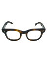 【中古】Buddy Optical◆メガネ/ウェリントン/プラスチック/ブラウン/ホワイト/メンズ///【服飾雑貨他】