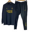 【中古】NIKE◆パリサンジェルマン×JORDAN/セットアップ/スポーツウェアー/XL/BLK/DR4625-011【スポーツ】