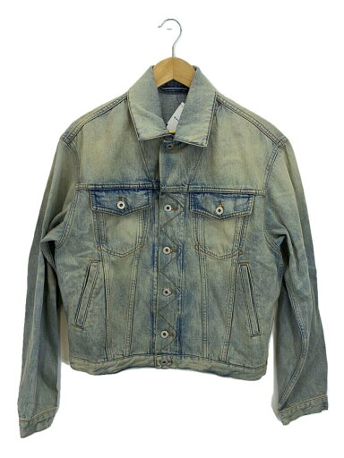 【中古】KENZO◆KENZO DRAWN VARSITY デニム トラッカー ジャケット/XS/コットン/BLU【メンズウェア】 【中古】KENZO◆KENZO DRAWN VARSITY デニム トラッカー ジャケット/XS/コットン/BLU【メンズウェア】
