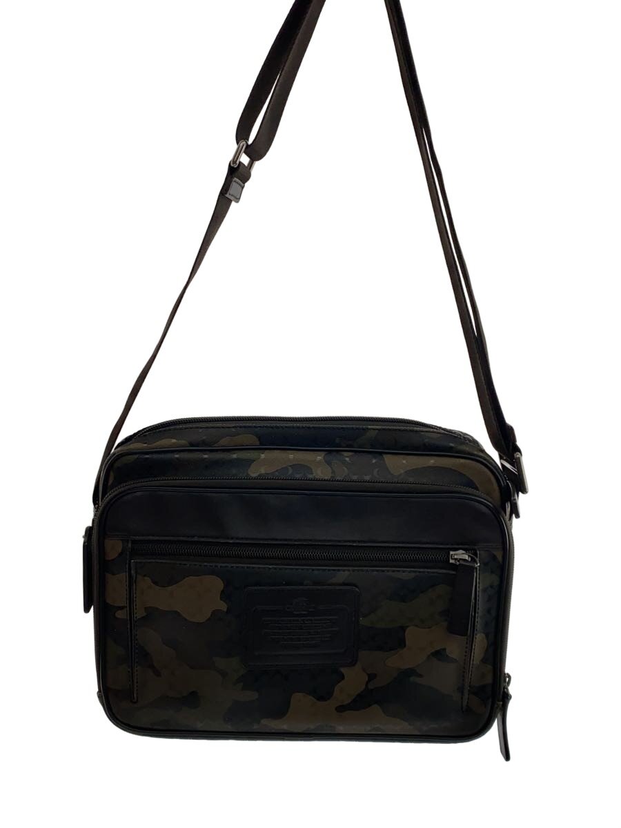 COACH - 【中古】COACH◆迷彩ショルダーバッグ/--/KHK【バッグ】