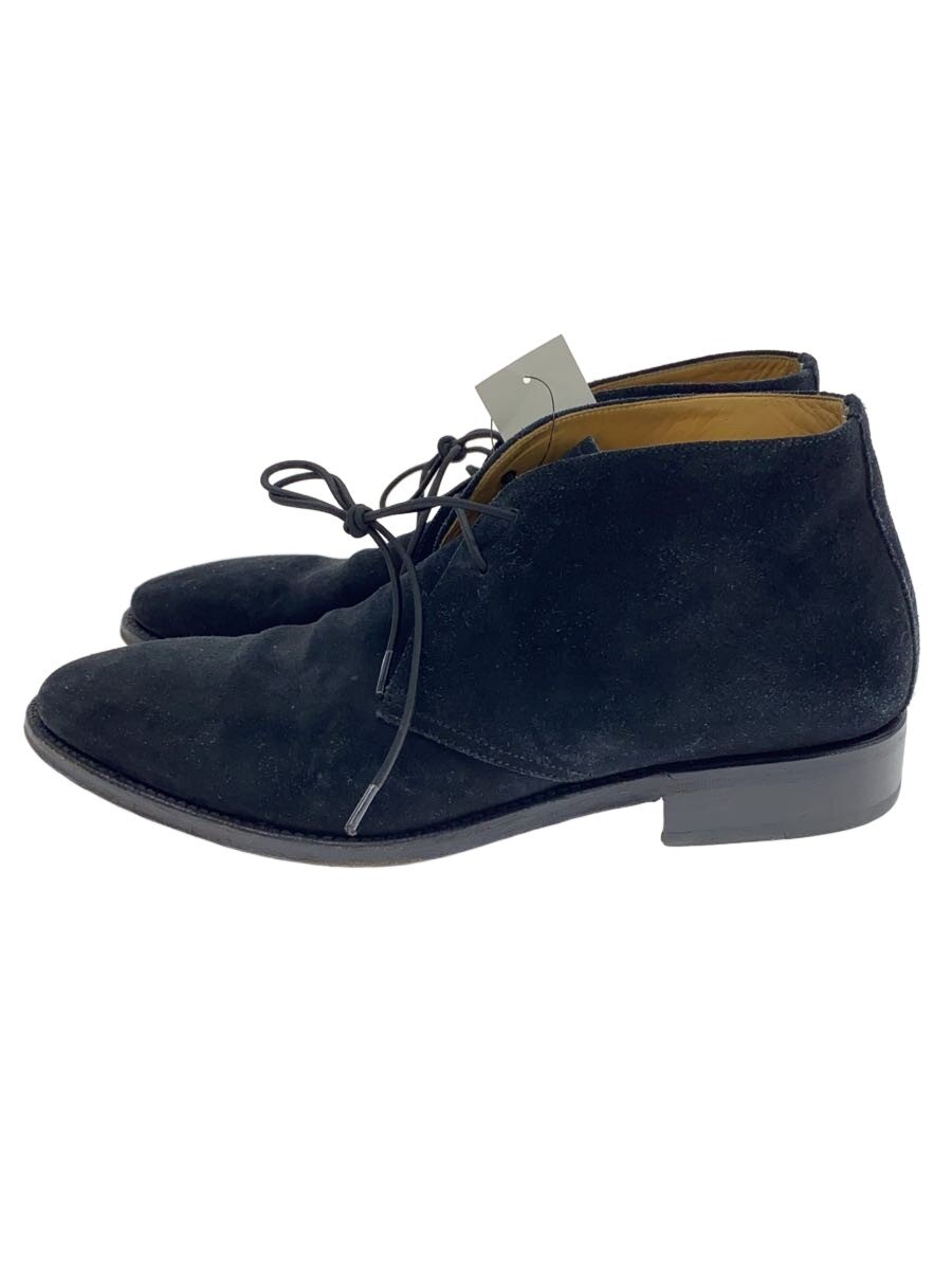 【中古】Berwick◆チャッカブーツ/US9/BLK/スウェード//【シューズ】