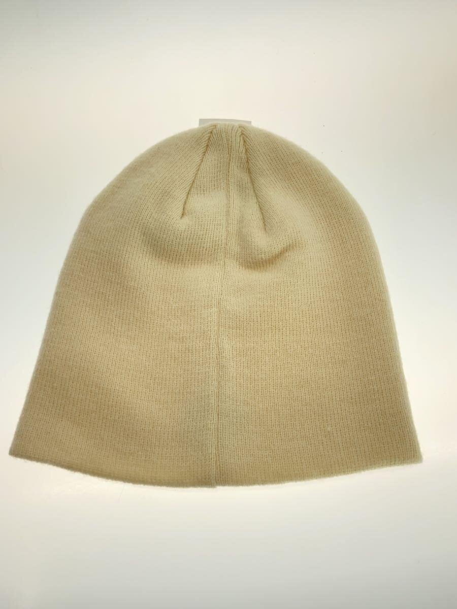 【中古】STUSSY◆ニットキャップ/FREE/アクリル/CRM/無地/メンズ//【服飾雑貨他】