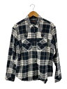 【中古】Supreme◆×HYSTERICGLAMOUR/21SS Plaid フランネルシャツ/S/コットン/BLK/チェック【メンズウェア】(4)