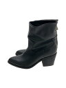 【中古】SLOBE IENA(IENA SLOBE)◆24AW/ウエスタンブーツ/ショートブーツ/24.5cm/BLK/レザー/24093913004330【シ...