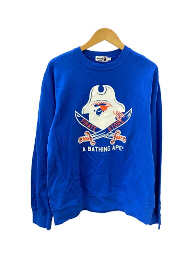 【中古】A BATHING APE◆スウェット/XL/コットン/BLU/004SWG201002X【メンズウェア】 【中古】A BATHING APE◆スウェット/XL/コットン/BLU/004SWG201002X【メンズウェア】