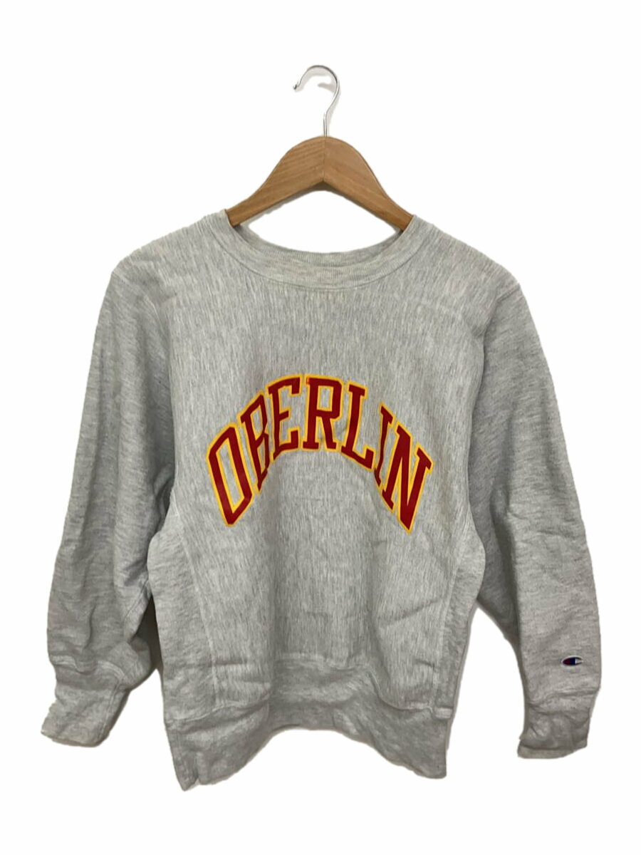 【中古】Champion◆スウェット/M/コットン/GRY【メンズウェア】