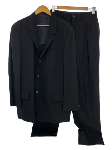 【中古】Y’s for men◆2Bジャケット/MZ-J01-100/タックパンツ/MZ-P01-100/セットアップ/ブラック/S【メンズウェア】 【中古】Y’s for men◆2Bジャケット/MZ-J01-100/タックパンツ/MZ-P01-100/セットアップ/ブラック/S【メンズウェア】