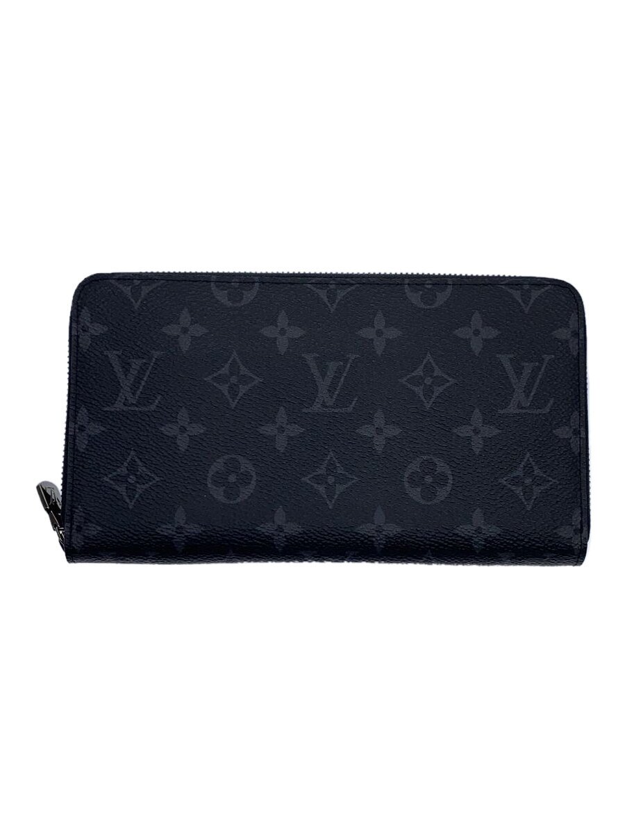 【中古】LOUIS VUITTON◆ジッピー・オーガナイザーNM_モノグラム・エクリプス_BLK/--/BLK/総柄/メンズ//【服飾雑貨他】