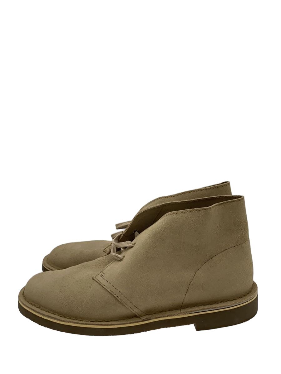 【中古】Clarks◆チャッカブーツ/27cm/BEG/15522//【シューズ】