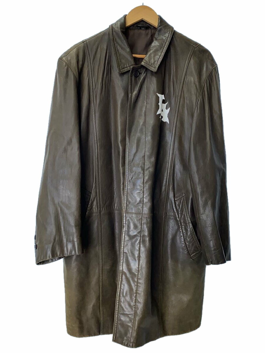 【中古】コート/--/レザー/BRW/無地/LA/チカーノ【メンズウェア】