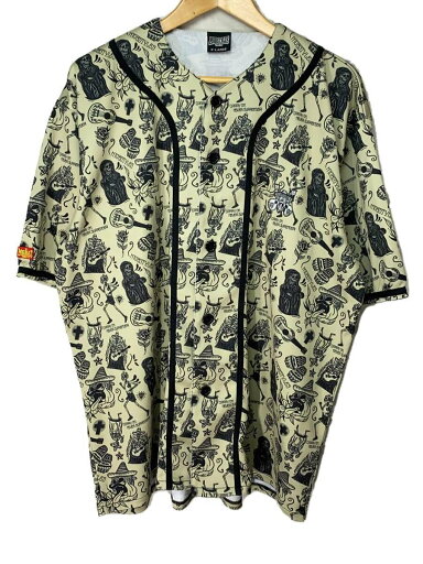【中古】MOBSTYLES◆セットアップ/XXL/ポリエステル/KHK/総柄【メンズウェア】 【中古】MOBSTYLES◆セットアップ/XXL/ポリエステル/KHK/総柄【メンズウェア】