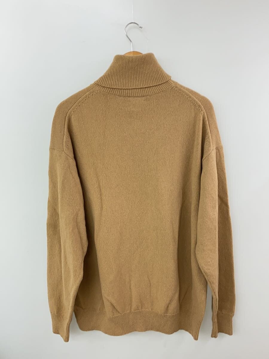 【中古】DRIES VAN NOTEN◆セーター(薄手)/薄手ニット/ハイネック/S/ウール/メリノウール/ベルギー製/BEG//【メンズウェア】