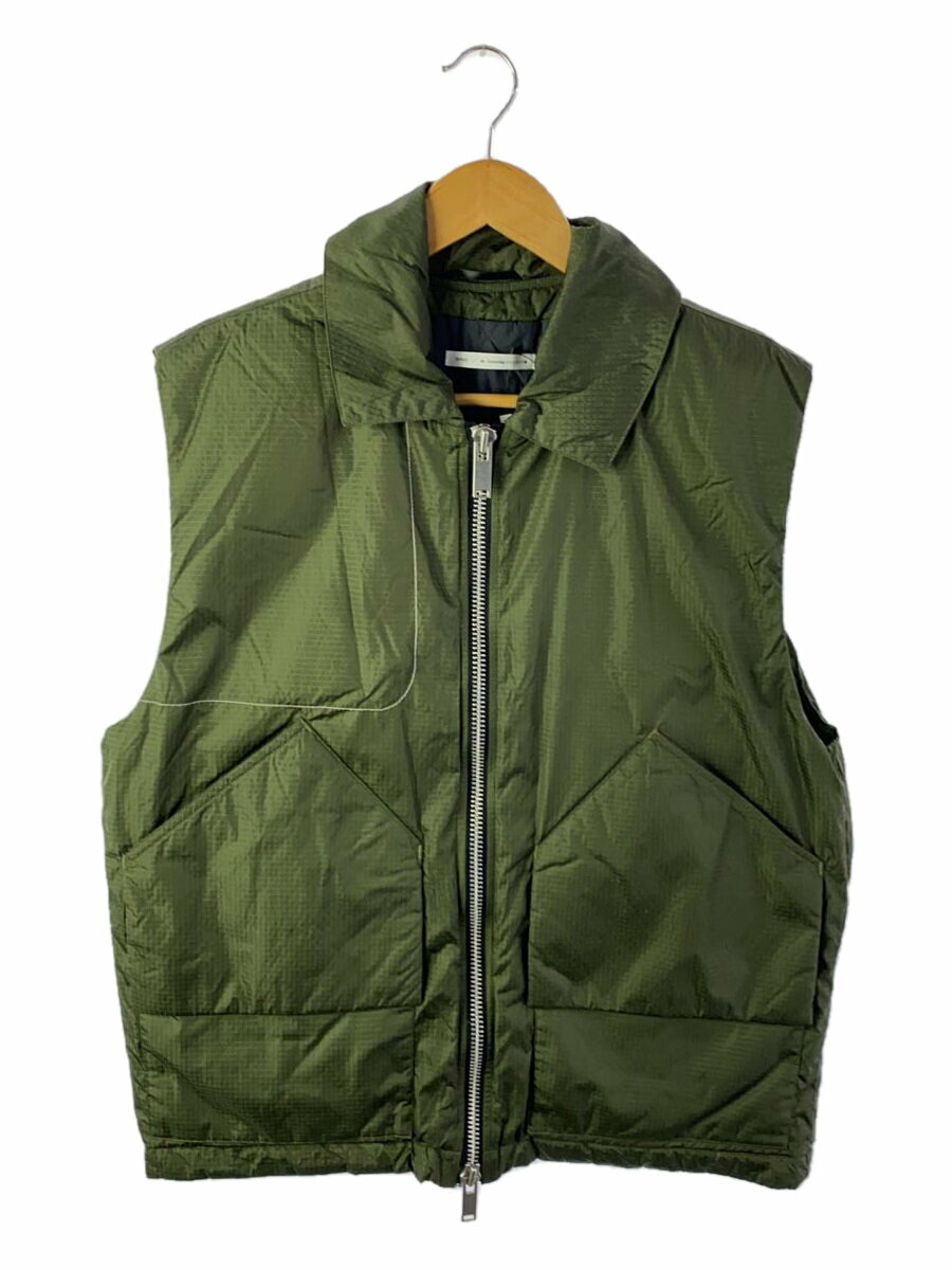 【中古】TATRAS◆×Mr.Saturday/ダウンベスト/1/ナイロン/KHK/MTMR21A4789-D//【メンズウェア】